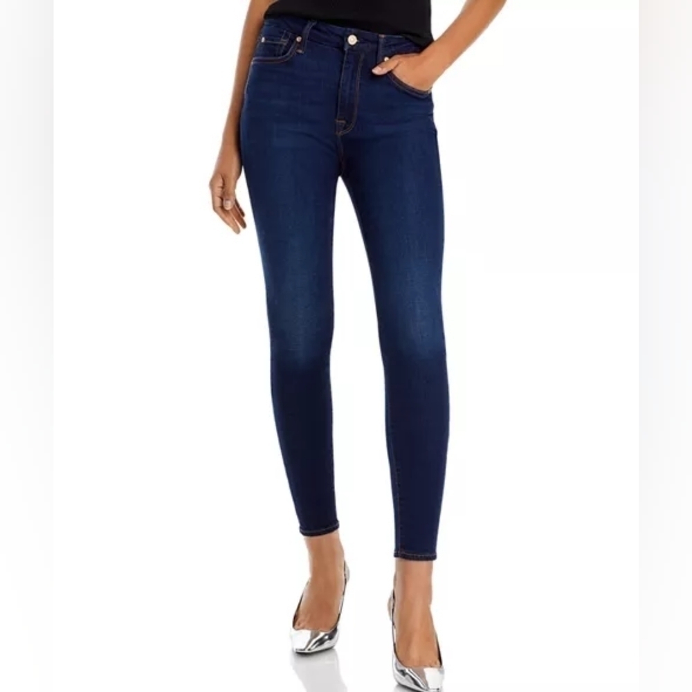 7 For all Mankind High Waist Skinny Jeans 26